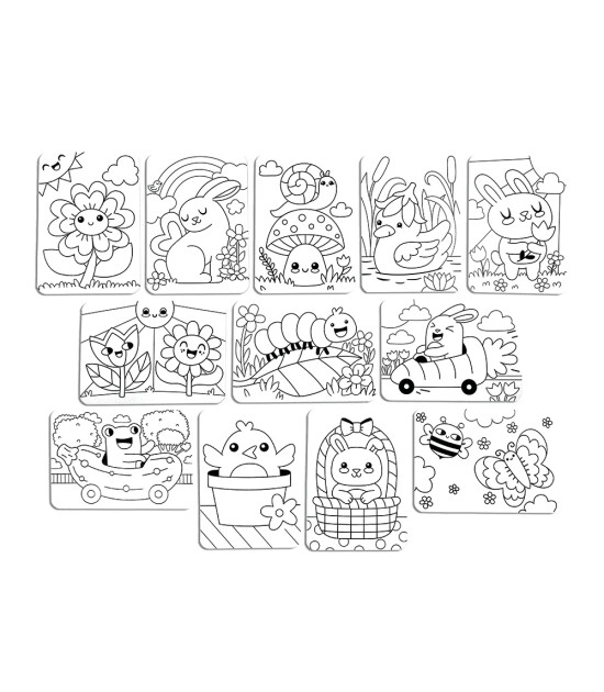 Ooly Undercover Art // Garden Pals