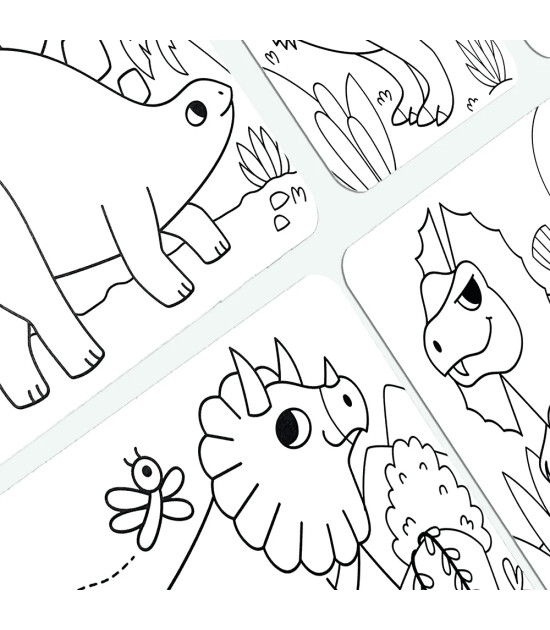 Ooly Undercover Art // Dino Tales