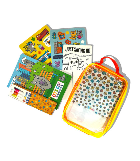 Ooly x Let's Go! Seyahat Aktivite Seti // Kitty In The City