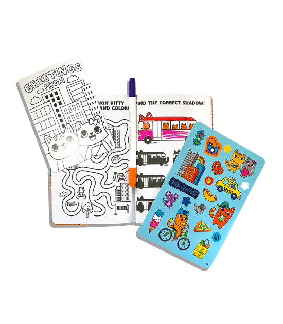 Ooly x Let's Go! Seyahat Aktivite Seti // Kitty In The City