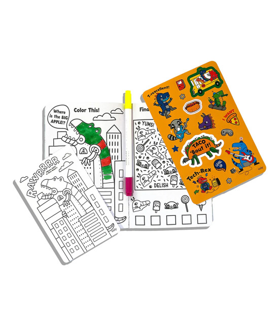 Ooly x Let's Go! Seyahat Aktivite Boyama Seti // Robo Dinos