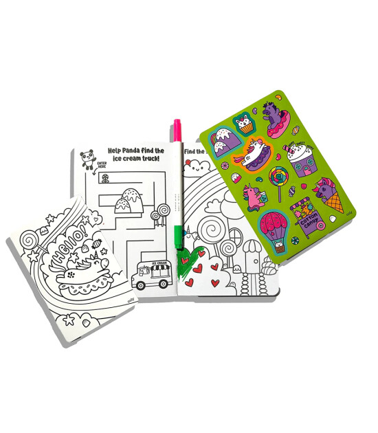 Ooly x Let's Go! Seyahat Aktivite Seti // Unicorn Candy Town