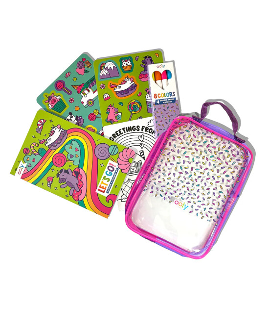 Ooly x Let's Go! Seyahat Aktivite Seti // Unicorn Candy Town