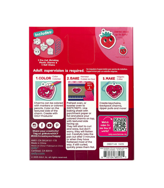 Ooly Shrink-its! Sanat Seti // Hugs & Kisses