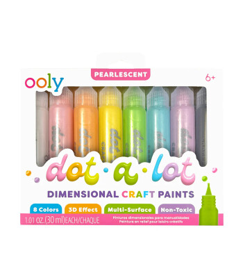 Ooly Dot-A-Lot Boya T&uuml;pleri // Sedefli Renkler (8 Adet)