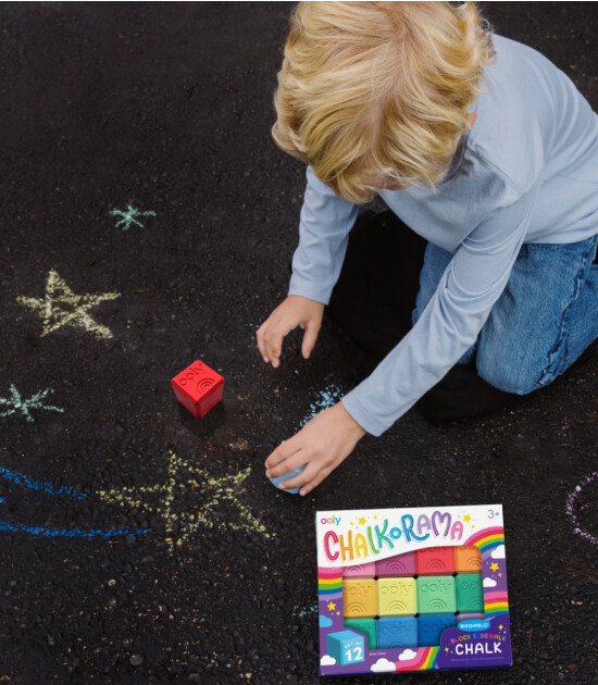 Ooly Chalk-O-Rama Dış Mekan Tebeşirii (12 Adet)