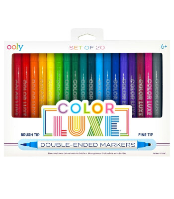 Ooly Color Luxe Çift Uçlu Keçeli Kalem (20 Adet)
