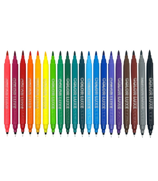 Ooly Color Luxe Çift Uçlu Keçeli Kalem (20 Adet)