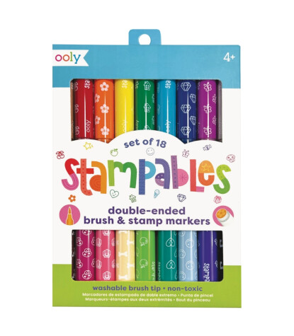 Ooly Stampables Çift Uçlu Keçeli Kalem (18 Adet)