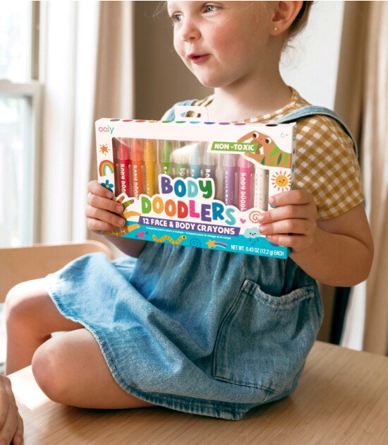 Ooly Body Doodlers Yüz ve Vücut Boyası (12 Adet)