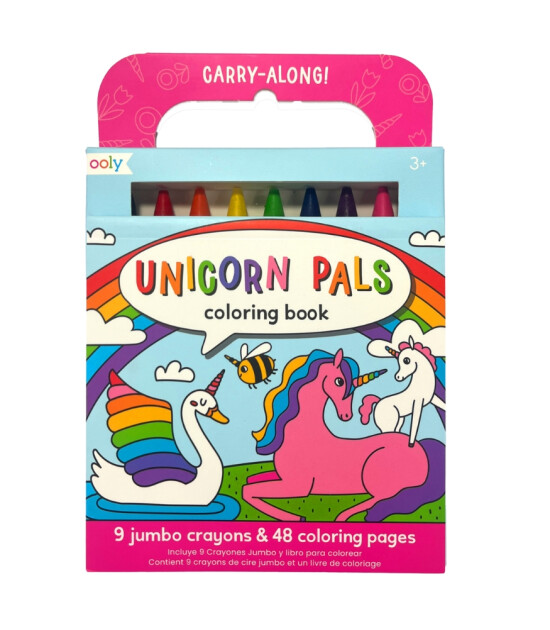 Ooly Carry Along Boyama Seti // Unicorn Pals