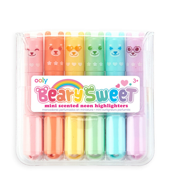 Ooly Beary Sweet Mini Kokulu Highlighter Seti (6 Adet)