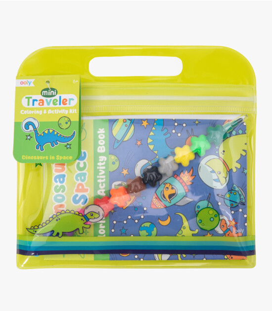 Ooly Mini Traveler Boyama ve Aktivite Çantası // Dinosaurs in Space