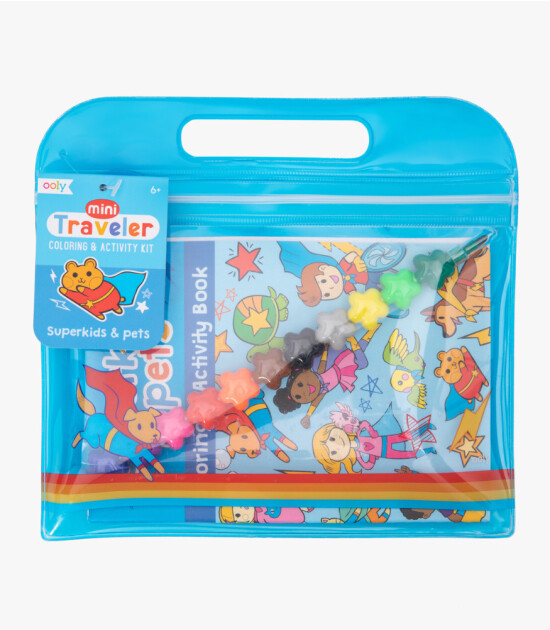 Ooly Mini Traveler Boyama ve Aktivite Çantası // Superkids & Pets