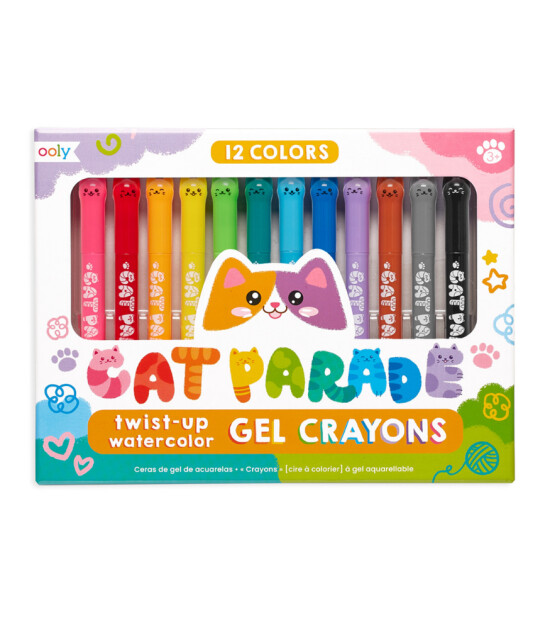 Ooly Cat Parade Sulu Boya Efektli Jel Boya Kalemi Seti (12 Adet)