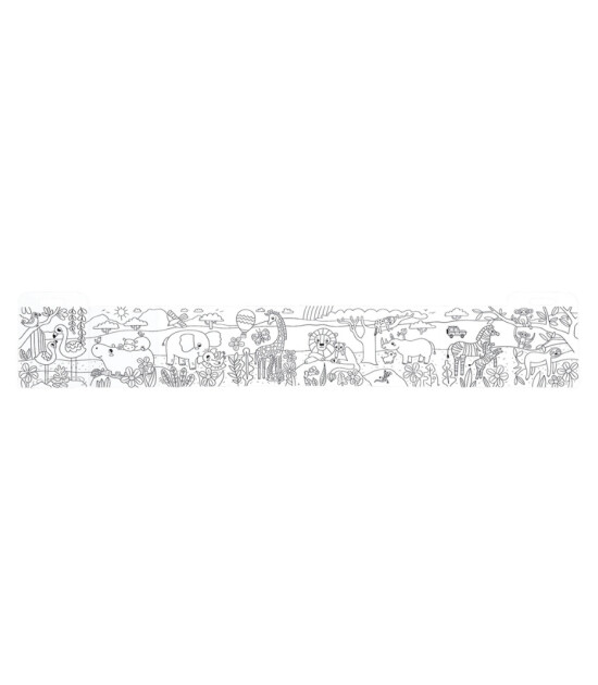 Ooly Color-A-Looong: Fold Out Boyama Kitabı // Safari Family