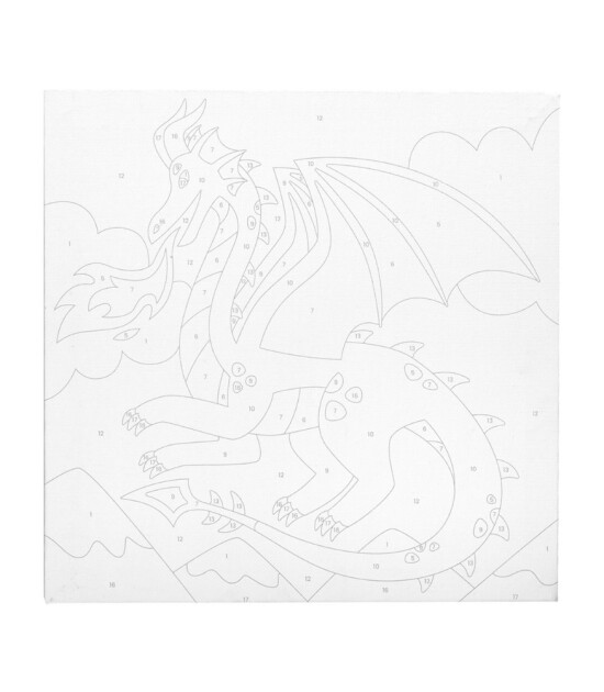 Ooly Colorific Canvas Sayılarla Boyama // Fantastic Dragon