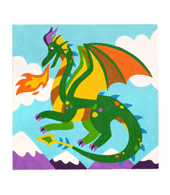 Ooly Colorific Canvas Sayılarla Boyama // Fantastic Dragon