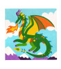 Ooly Colorific Canvas Sayılarla Boyama // Fantastic Dragon
