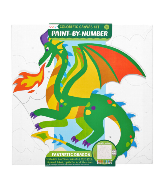 Ooly Colorific Canvas Sayılarla Boyama // Fantastic Dragon