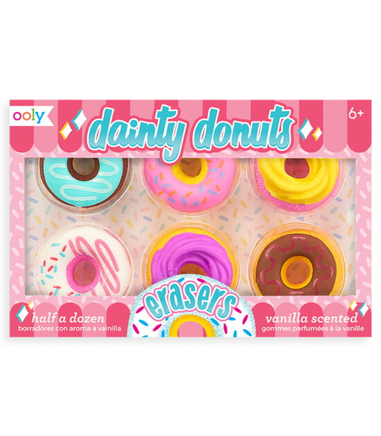 Ooly Dainty Donuts Kokulu Silgi Seti (6 Adet)