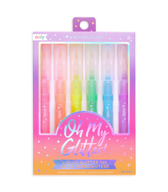 Ooly Oh My Glitter Neon Highlighter (6 Adet)