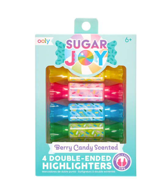 Ooly Sugar Joy Kokulu Çift Uçlu Highlighter (4 Adet)