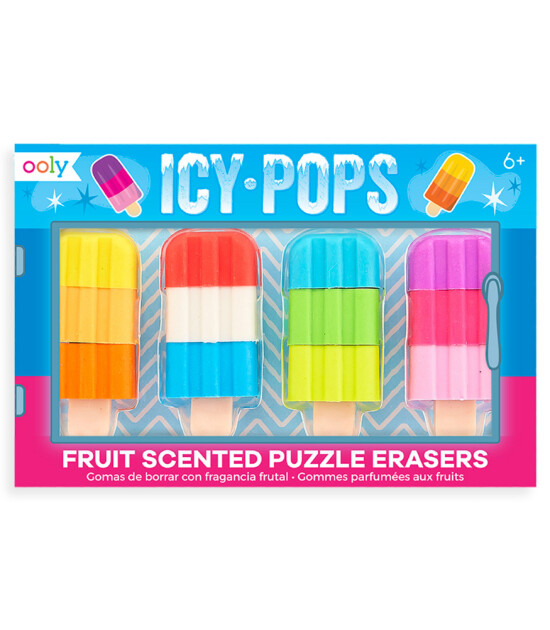 Ooly Icy Pops Kokulu Silgi Seti (4 Adet)