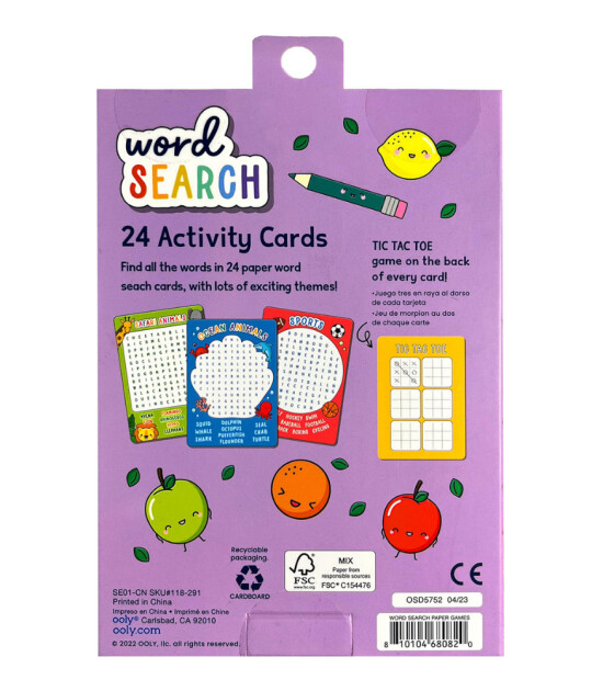 Ooly Aktivite & Oyun Kartları // Word Search