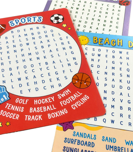 Ooly Aktivite & Oyun Kartları // Word Search