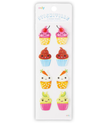 Ooly Stickiville Çıkartmalar // Happy Cupcakes