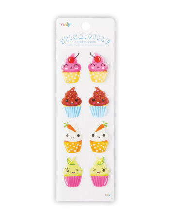 Ooly Stickiville &Ccedil;ıkartmalar // Happy Cupcakes