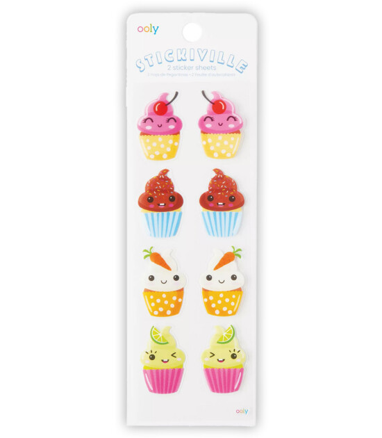 Ooly Stickiville &Ccedil;ıkartmalar // Happy Cupcakes