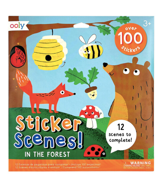 Ooly Sticker Scenes Çıkartma Sahnesi // In The Forest