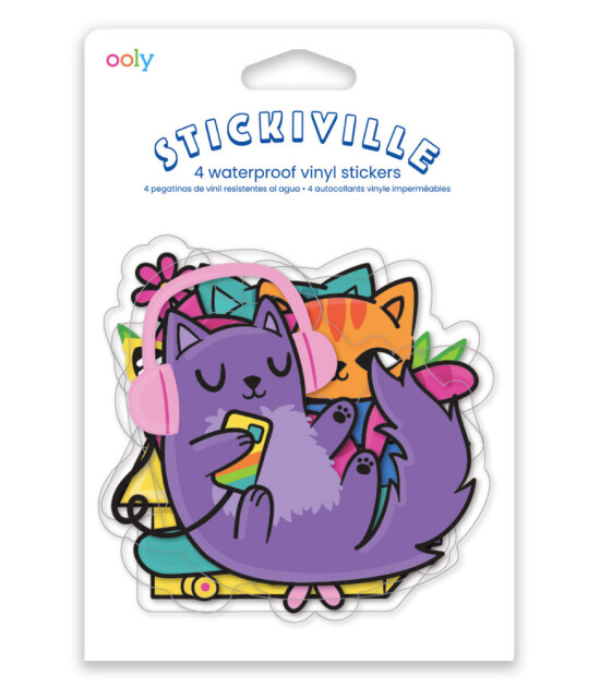 Ooly Stickiville Vinil Çıkartmalar // Sille Kitties