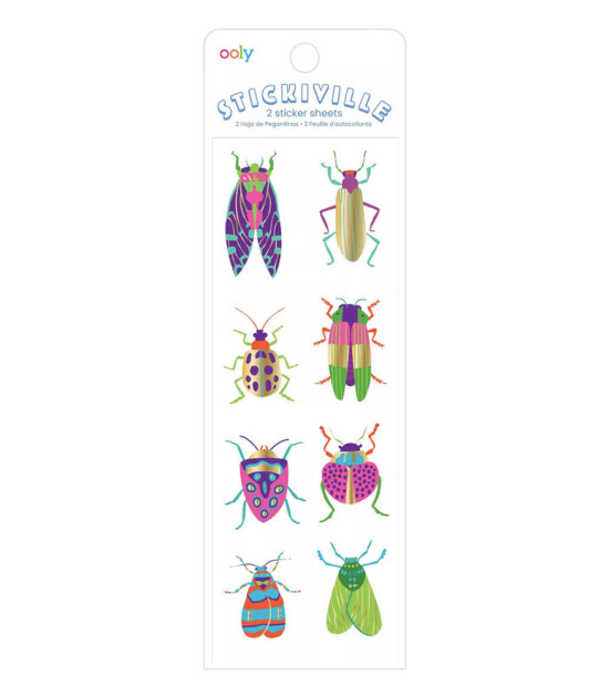 Ooly Stickiville Çıkartmalar // Bugs Stickers