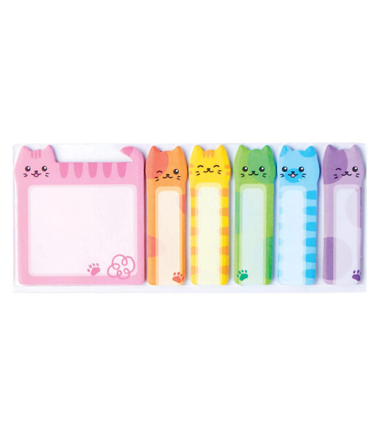 Ooly Note Pals Yapışkanlı Etiket Seti // Cat Parade