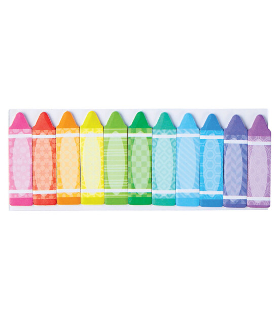 Ooly Note Pals Yapışkanlı Etiket Seti // Rainbow Crayons