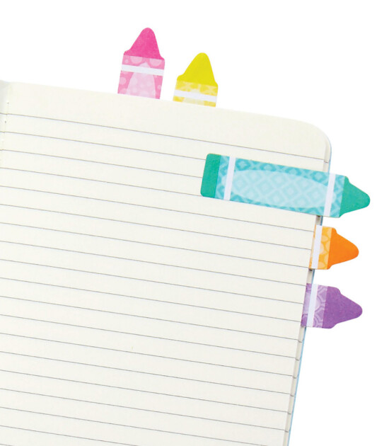 Ooly Note Pals Yapışkanlı Etiket Seti // Rainbow Crayons