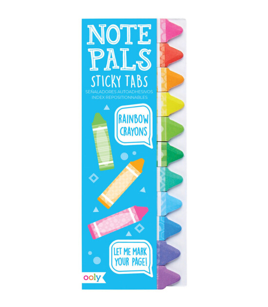 Ooly Note Pals Yapışkanlı Etiket Seti // Rainbow Crayons
