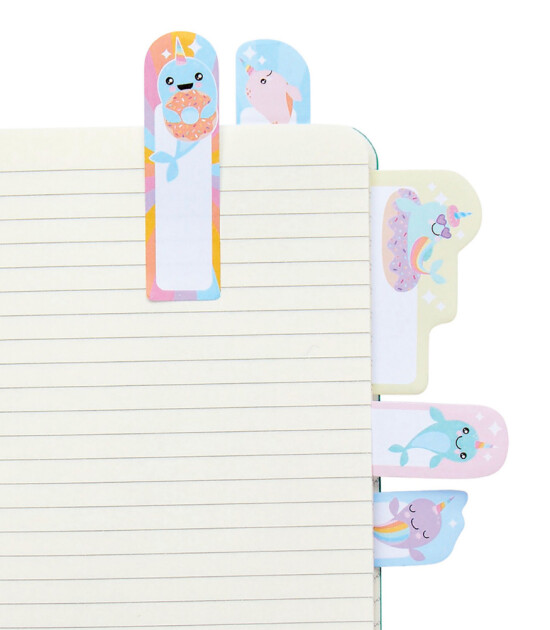 Ooly Note Pals Yapışkanlı Etiket Seti // Nom Nom Narwhals