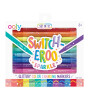 Ooly Switch-eroo Glitter Sparkle Renk Değiştiren Keçeli Kalem Seti (12 Adet)