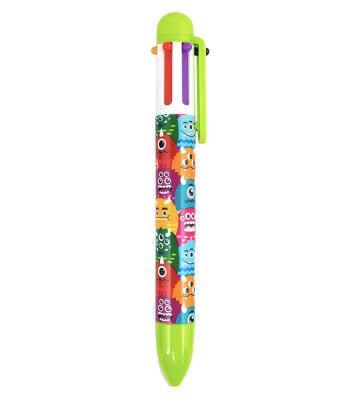 Ooly 6 Renkli Tükenmez Kalem // Monster (Yeşil)