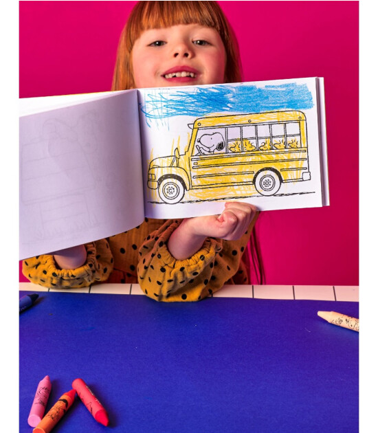 Ooly x Peanuts Snoopy School Seyahat Boyama Seti