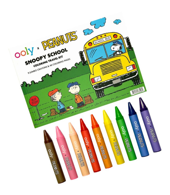 Ooly x Peanuts Snoopy School Seyahat Boyama Seti
