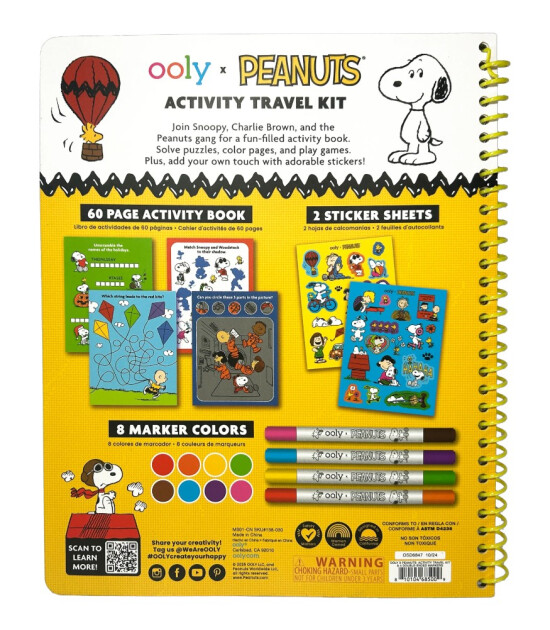 Ooly x Peanuts Seyahat Aktivite Seti