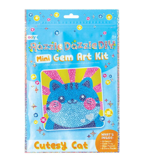 Ooly Razzle Dazzle Mini Kristal Sanat Seti // Cutesy Cat