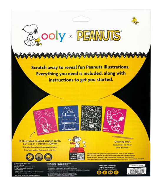 Ooly x Peanuts Scratch & Scribble