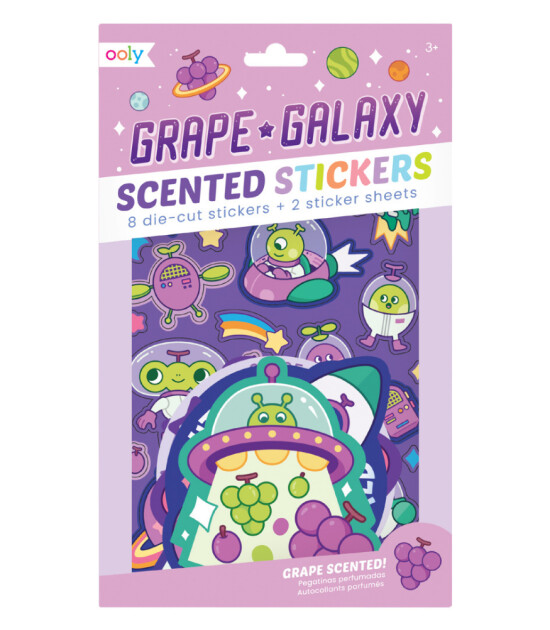 Ooly Kokulu Sticker Seti // Galaxy Grape