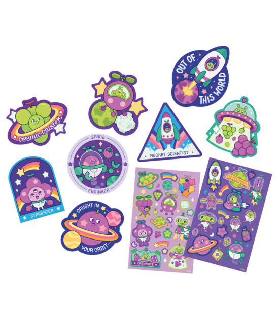 Ooly Kokulu Sticker Seti // Galaxy Grape